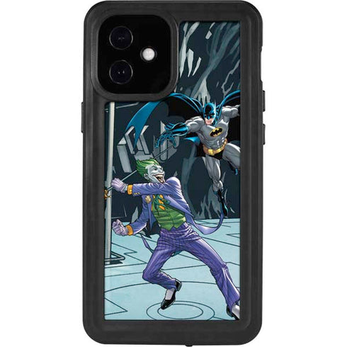 DC Comics The Joker vs Batman Art iPhone 12 Mini Waterproof Case