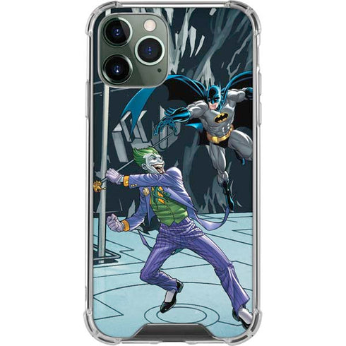 DC Comics The Joker vs Batman Art iPhone 12 Pro Clear Case