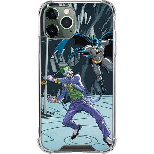 DC Comics The Joker vs Batman Art iPhone 12 Pro Max Clear Case