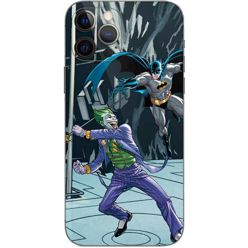 DC Comics The Joker vs Batman Art iPhone 12 Pro Skin