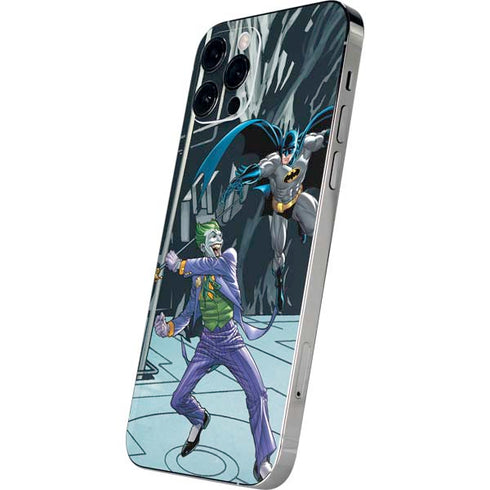 DC Comics The Joker vs Batman Art iPhone 12 Pro Skin