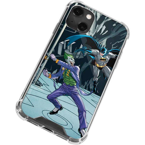 DC Comics The Joker vs Batman Art iPhone 13 Mini Clear Case