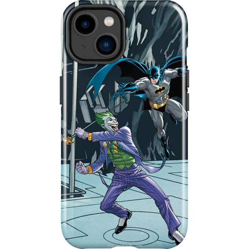 DC Comics The Joker vs Batman Art iPhone 14 Plus Impact Case