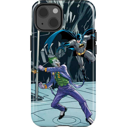DC Comics The Joker vs Batman Art iPhone 15 Impact Case