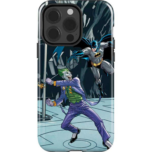 DC Comics The Joker vs Batman Art iPhone 15 Pro Impact Case