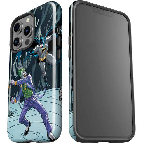 DC Comics The Joker vs Batman Art iPhone 14 Pro Impact Case