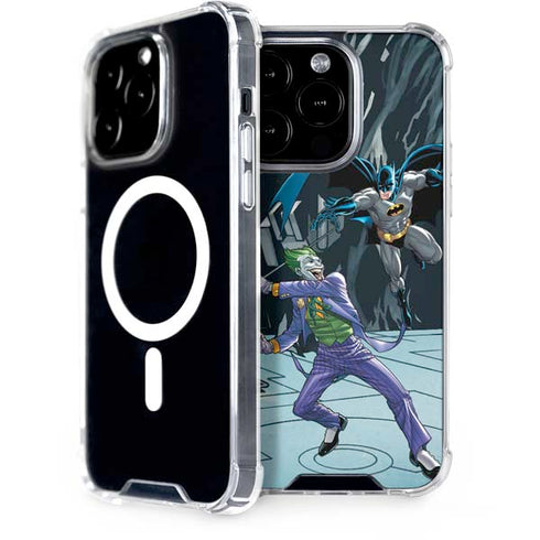 DC Comics The Joker vs Batman Art iPhone 15 Pro MagSafe Case