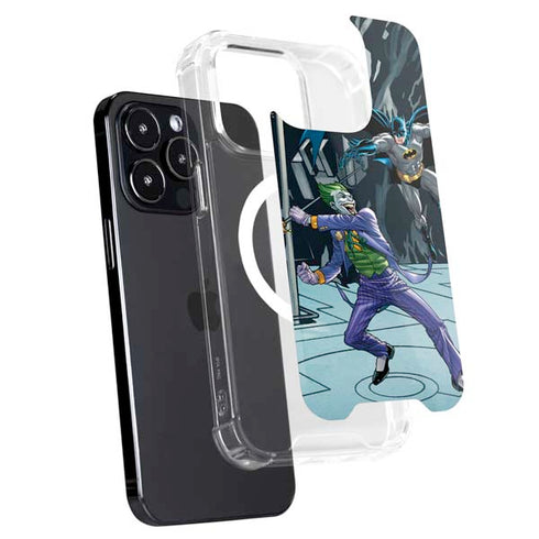 DC Comics The Joker vs Batman Art iPhone 15 Pro MagSafe Case