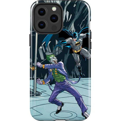 DC Comics The Joker vs Batman Art iPhone 15 Pro Max Impact Case