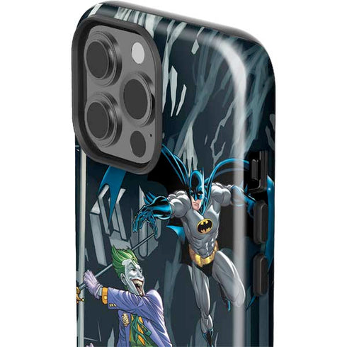 DC Comics The Joker vs Batman Art iPhone 15 Pro Max Impact Case
