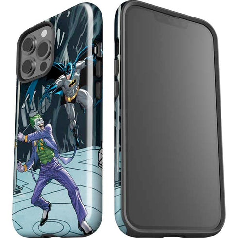 DC Comics The Joker vs Batman Art iPhone 15 Pro Max Impact Case