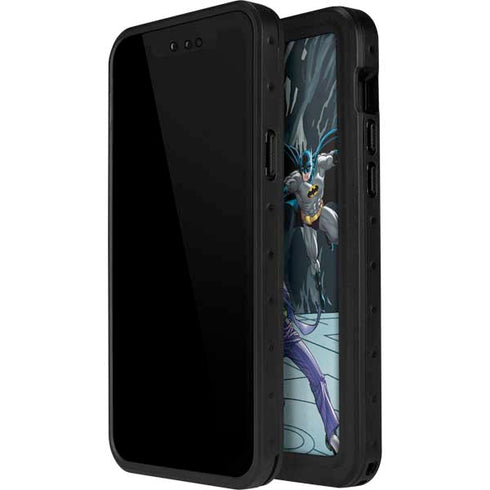 DC Comics The Joker vs Batman Art iPhone 14 Pro Max Waterproof Case