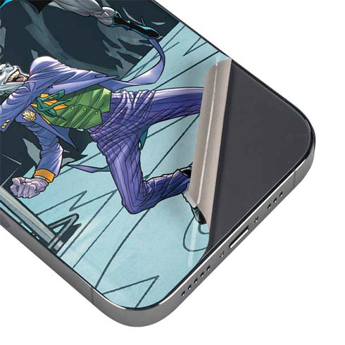 DC Comics The Joker vs Batman Art iPhone 14 Pro Skin