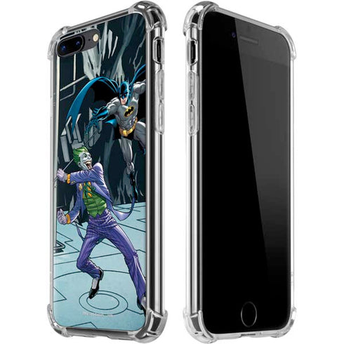 DC Comics The Joker vs Batman Art iPhone 7/8 Plus Clear Case