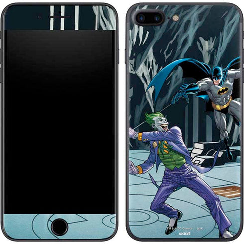 DC Comics The Joker vs Batman Art iPhone 8 Plus Skin