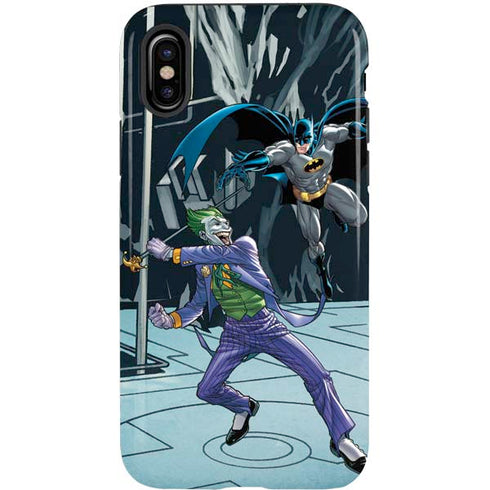 DC Comics The Joker vs Batman Art iPhone X Pro Case