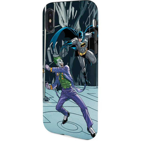 DC Comics The Joker vs Batman Art iPhone X Pro Case