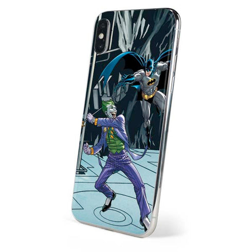 DC Comics The Joker vs Batman Art iPhone X Skin