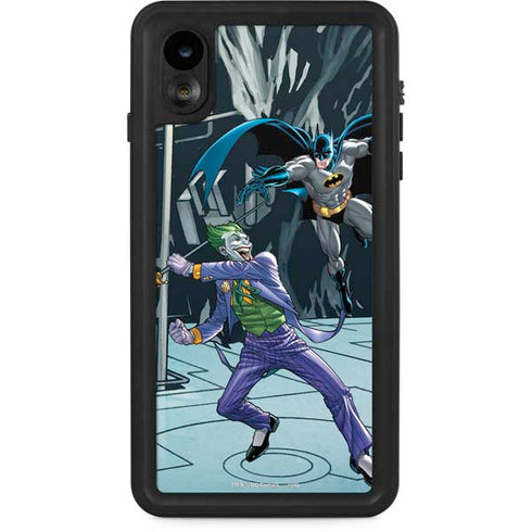 DC Comics The Joker vs Batman Art iPhone XR Waterproof Case
