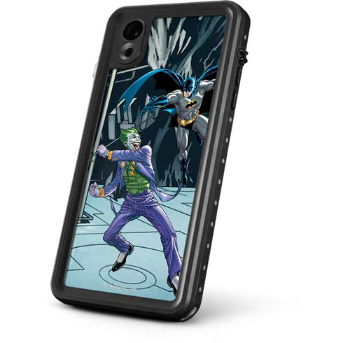 DC Comics The Joker vs Batman Art iPhone XR Waterproof Case