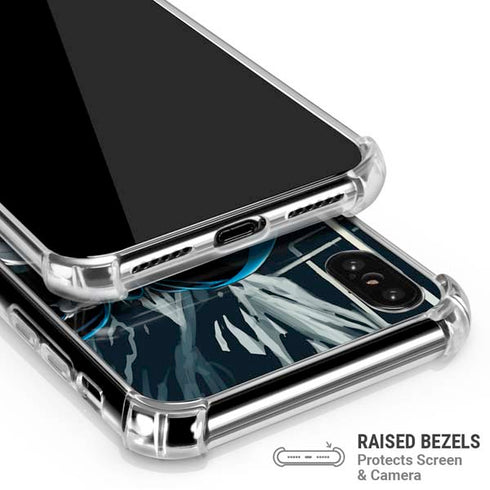 DC Comics The Joker vs Batman Art iPhone XS Max Clear Case