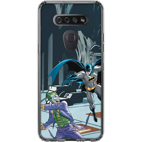 DC Comics The Joker vs Batman Art LG K51/Q51 Clear Case