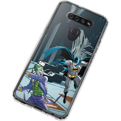 DC Comics The Joker vs Batman Art LG K51/Q51 Clear Case