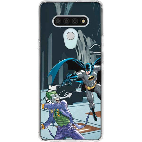 DC Comics The Joker vs Batman Art LG Stylo 6 Clear Case