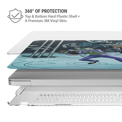 DC Comics The Joker vs Batman Art MacBook Air 15in (2023-2025) Case plus Skin