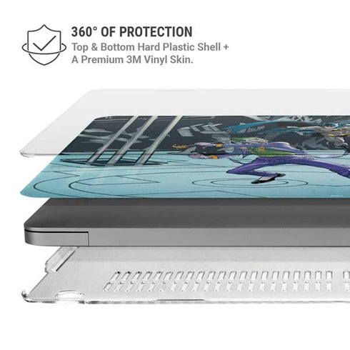 DC Comics The Joker vs Batman Art MacBook Pro 16in (2021-25) Case plus Skin