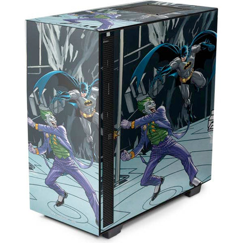 DC Comics The Joker vs Batman Art NZXT H510 Compact ATX Mid-Tower Case Skin