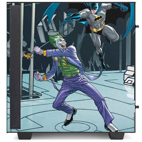 DC Comics The Joker vs Batman Art NZXT H510 Compact ATX Mid-Tower Case Skin