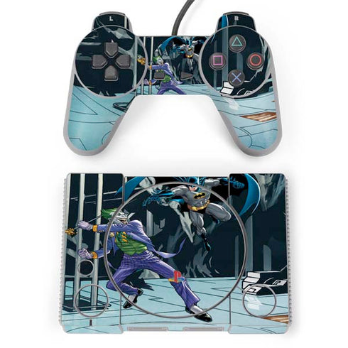 DC Comics The Joker vs Batman Art PlayStation Classic Bundle Skin