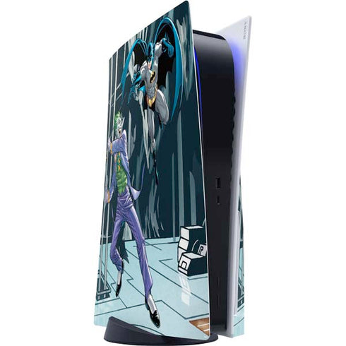 DC Comics The Joker vs Batman Art PS5 Console Skin