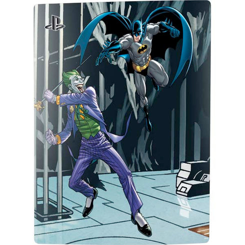 DC Comics The Joker vs Batman Art PS5 Console Skin