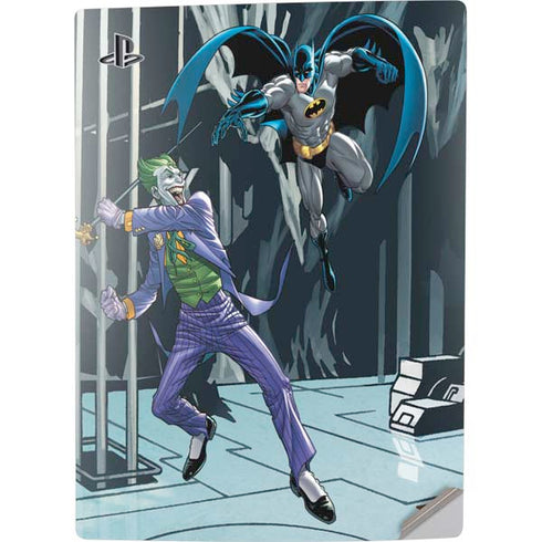 DC Comics The Joker vs Batman Art PS5 Digital Edition Console Skin