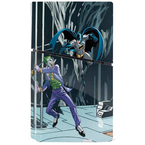 DC Comics The Joker vs Batman Art PS5 Slim Disk Console Skin