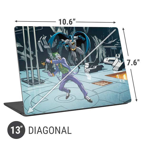 DC Comics The Joker vs Batman Art Universal Laptop 13in (10.6 x 7.6in) Skin