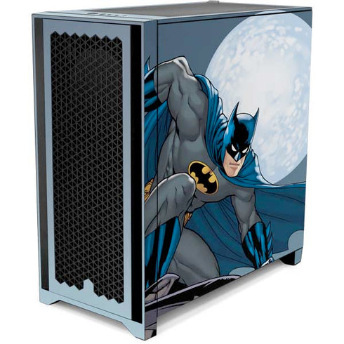 DC Comics Batman Action Pose 90's art Corsair 4000D Tempered Glass Mid-Tower ATX Case Skin