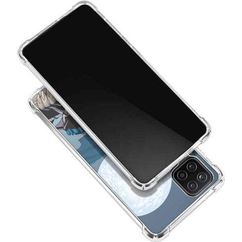 DC Comics Batman Action Pose 90's art Galaxy A12 Clear Case