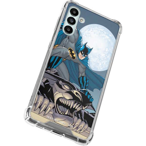 DC Comics Batman Action Pose 90's art Galaxy A13 5G Clear Case