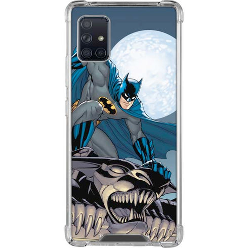 DC Comics Batman Action Pose 90's art Galaxy A51 5G Clear Case