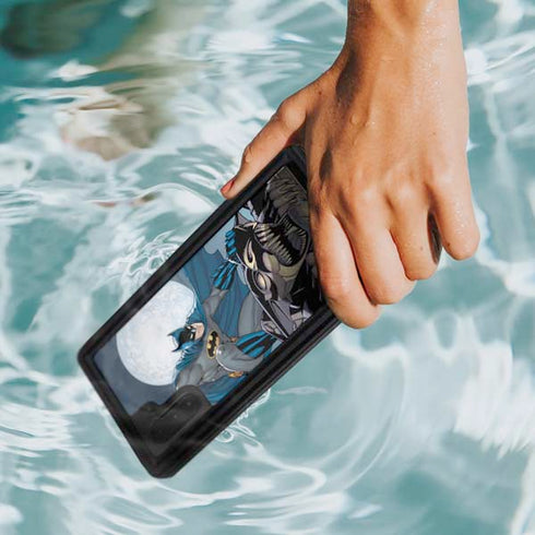 DC Comics Batman Action Pose 90's art Galaxy Note 10 Waterproof Case