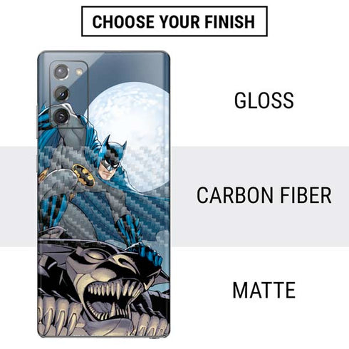 DC Comics Batman Action Pose 90's art Galaxy Note20 5G Skin