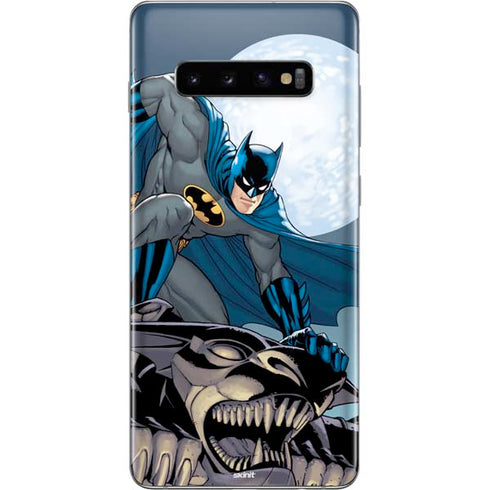 DC Comics Batman Action Pose 90's art Galaxy S10 Plus Skin
