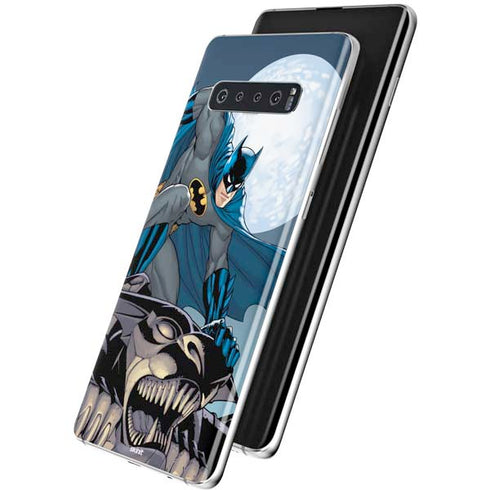 DC Comics Batman Action Pose 90's art Galaxy S10 Plus Skin