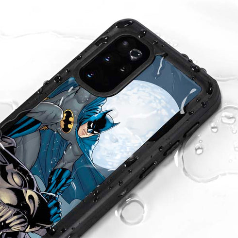 DC Comics Batman Action Pose 90's art Galaxy S20 Plus Waterproof Case