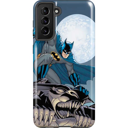 DC Comics Batman Action Pose 90's art Galaxy S21 FE Pro Case