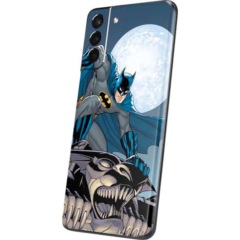 DC Comics Batman Action Pose 90's art Galaxy S21 Plus 5G Skin