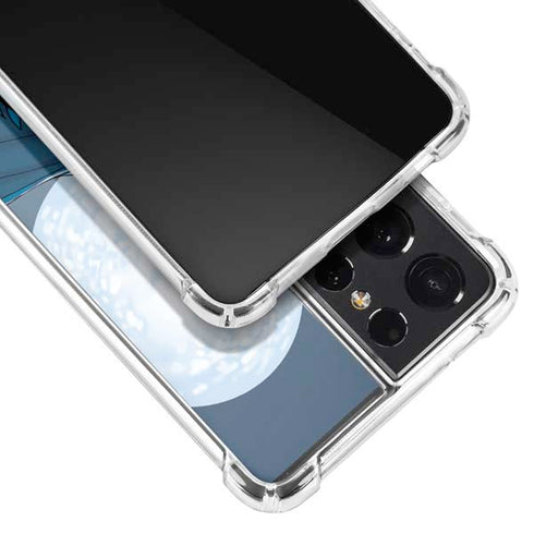 DC Comics Batman Action Pose 90's art Galaxy S21 Ultra 5G Clear Case